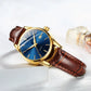 Exclusive 50% OFF | Elegant Minimalist Quartz Watch | HD Luminous & 30M Waterproof | Genuine Leather Wristwatch for Men & Women