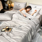 🔥 Summer Simple Ice Silk Quilt🎁Summer Ice Silk Cooling Quilt | Lightweight Breathable Bedding with 3D Structure | Machine Washable Summer Comforter