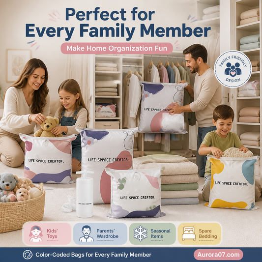 ⏳Buy 2 Get 2 Free – Limited Time Offer🏆🧳No‑Pump Vacuum Storage Bags – Press & seal, no pump needed. Saves 80% space, keeps clothes dry & dust‑free. Perfect for bulky bedding & off‑season gear. 🛏️🗄️