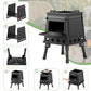 ⛺ LIMITED-TIME 50% OFF! 🔥 Portable Wood Burning Rocket Stove – Efficient Airflow, Cast Iron, Compact ☕