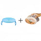 🥳2026 HOT SALE🥳💞50K+ SOLD! ⏱️🔥 50% OFF! Microwave Folding Tray – Create 2 layers, heat 2 dishes at once – save time & energy! Food‑grade silicone, heat‑resistant up to 480°F. From £6.99 – buy more, save more! 🍱✨