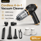 🚗🛡️ LIMITED-TIME 50% OFF! | Cordless Car Vacuum Cleaner | 12000Pa Brushless Motor & 4-in-1 Handheld Vacuum | Type-C Fast Charging Portable Auto Detailing Kit