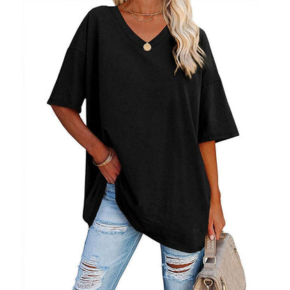 🌷2026 Limited Sale 50% Off🌷Ladies V-Neck T-Shirt🚀Buy 2 Free shipping🚀