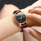 Exclusive 50% OFF | Elegant Minimalist Quartz Watch | HD Luminous & 30M Waterproof | Genuine Leather Wristwatch for Men & Women