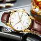 Exclusive 50% OFF | Elegant Minimalist Quartz Watch | HD Luminous & 30M Waterproof | Genuine Leather Wristwatch for Men & Women
