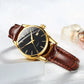 Exclusive 50% OFF | Elegant Minimalist Quartz Watch | HD Luminous & 30M Waterproof | Genuine Leather Wristwatch for Men & Women