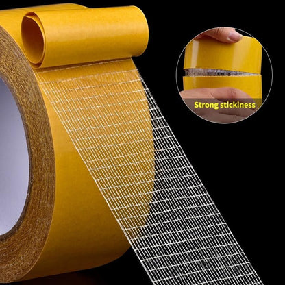 📢📢BUY 2 GET 1 FREE !! ⏰Heavy Duty Double Sided Tape | Residue-Free Cloth Mounting Tape for Carpets, Rugs & DIY Home Repairs