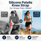 Exclusive 50% OFF | Silicone Patella Knee Strap | Ergonomic 8-Shaped Shock Absorbing Knee Brace | Anti-Slip Adjustable Support for Running, Basketball & Joint Pain Relief