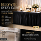 💥 Pleated Table Skirt for Events – Elegant & Easy Table Decor ✨