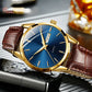 Exclusive 50% OFF | Elegant Minimalist Quartz Watch | HD Luminous & 30M Waterproof | Genuine Leather Wristwatch for Men & Women