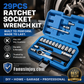 ⏳🔥LIMITED-TIME 50% OFF! ⏰29pcs Core Ratchet Socket Wrench Kit – Chrome‑vanadium steel, 11 sockets & 10 bits. Perfect for car repairs & DIY 🛠️✨