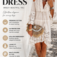 🏖️Summer Hot Sale 50% OFF🏝️Women's Cotton Linen Embroidered Dress | Breathable Loose-Fit Summer Midi Dress with UV Protection (S-5XL)
