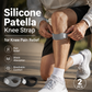 Exclusive 50% OFF | Silicone Patella Knee Strap | Ergonomic 8-Shaped Shock Absorbing Knee Brace | Anti-Slip Adjustable Support for Running, Basketball & Joint Pain Relief