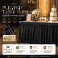 💥 Pleated Table Skirt for Events – Elegant & Easy Table Decor ✨