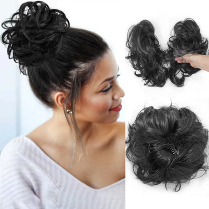 👱♀️ LIMITED-TIME 49% OFF! ✨ Clip-In Messy Side Comb Hair Bun – Instant Voluminous Updo, Heat Resistant 🎀