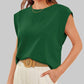 💖Limited Sale 50% OFFSolid Color Round Neck Cap Sleeve Top | Soft Breathable Casual Tee | Essential Wardrobe Staple for Women