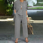 🎁New arrival 50% OFF💥Women's Elegant 3-Piece Suit Set | Luxurious Wide-Leg Trousers & Cardigan Top for Smart Casual & Mature Style