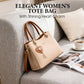 👜 LIMITED-TIME 50% OFF! ✨Elegant Heart Charm Tote Bag | Soft Faux Leather Crossbody with Adjustable Strap | Spacious Women's Shoulder Handbag💖