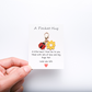 Sales 50% OFF🎄Cute Insect & Daisy Keychain with Blessing Card | Enamel Butterfly Bee Ladybug Keyring | Heartfelt Gift for Women & Girls