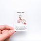 Sales 50% OFF🎄Cute Insect & Daisy Keychain with Blessing Card | Enamel Butterfly Bee Ladybug Keyring | Heartfelt Gift for Women & Girls