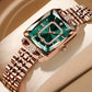 ⌚ 60% OFF LIMITED TIME! ✨ Women's Square Rhinestone Quartz Watch - Crystal Dial with Stainless Steel Mesh Strap for Elegant Style 💎🌟