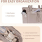 💕🎁Wandering Nature Puffer Tote Bag with Cup Holder & Laptop Compartment & Trolley Sleeve for Travel, Work, Nurse, Women