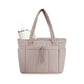 💕🎁Wandering Nature Puffer Tote Bag with Cup Holder & Laptop Compartment & Trolley Sleeve for Travel, Work, Nurse, Women