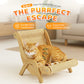 🎁2026 New Arrivals 50% OFF💥2‑in‑1 Sisal Cat Scratching Lounger‑Wood Frame Curved Cat Rest Bed 🛋️