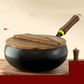🔥 Cast Iron Wok – With lid for roasting & cooking ✨