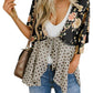 🔥Summer Hot Sale 60% Off!!✨Women's Boho Floral Chiffon Cardigan | Lightweight Open Front Kimono Cover Up with Ruffle Sleeves & Front Tie Knot