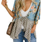 🔥Summer Hot Sale 60% Off!!✨Women's Floral Kimono Ruffle Sleeve Tie Cardigans Flowy Boho Loose Cover Ups