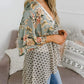 🔥Summer Hot Sale 60% Off!!✨Women's Floral Kimono Ruffle Sleeve Tie Cardigans Flowy Boho Loose Cover Ups