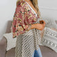 🔥Summer Hot Sale 60% Off!!✨Women's Floral Kimono Ruffle Sleeve Tie Cardigans Flowy Boho Loose Cover Ups