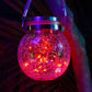 🔥Last Day Sale 60% OFF⏰☀️Solar Crackle Glass Jar Light💡