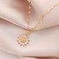 🌻 50% OFF NOW! ⏰ Sunflower Pendant Necklace for Women – Delicate gold-tone design & lightweight – Symbol of joy, perfect for daily wear or gifting ✨💛
