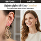 📢📢50% OFF !! ⏰Elegant Geometric Hoop Earrings with Sparkling Accents