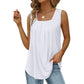 🎁New Arrival 50% OFF💥Women's Square Neck Sleeveless Vest T-Shirt
