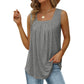 🎁New Arrival 50% OFF💥Women's Square Neck Sleeveless Vest T-Shirt
