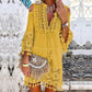 🌸👗Women's Loose Cotton Linen Embroidered Dress