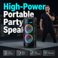 🥳2026 HOT SALE🥳Exclusive 50% OFF | Portable Bluetooth Party Speaker with RGB Lights | 16W Loud Outdoor PA System with Wired Mic | Wireless Karaoke Machine for Beach & Events
