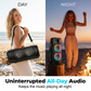 🥳2026 HOT SALE🥳Exclusive 50% OFF | Portable Bluetooth Party Speaker with RGB Lights | 16W Loud Outdoor PA System with Wired Mic | Wireless Karaoke Machine for Beach & Events