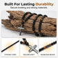 📢📢50% OFF !! ⛪ MEN'S BEADED CROSS NECKLACE — Premium Natural Stone & Sleek Metallic Design ✨