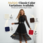 Elegant Polka Dot Tie-Neck Midi Dress 