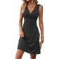 🌺Summer Hot Sale 50% OFF💐Women's V-neck Front Knotted Sleeveless Dress