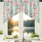 🌿 Botanical Print Rod Pocket Window Curtains 🌸