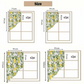 🌿 Botanical Print Rod Pocket Window Curtains 🌸