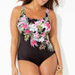 🏖️Summer Hot Sale - ONLY ￡15!!⚡50K+ SOLD!🩱🌊Fashion Printed One-Piece Swimsuit | Soft Stretch Fabric & Ruching Detail for an Instant Slimming Look