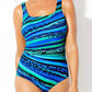 🏖️Summer Hot Sale - ONLY ￡15!!⚡50K+ SOLD!🩱🌊Fashion Printed One-Piece Swimsuit | Soft Stretch Fabric & Ruching Detail for an Instant Slimming Look