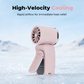 🏖️Exclusive 50% OFF | Portable Clip-On Cooling Fan | Hands-Free Personal Neck Fan with LED Battery Display & Adjustable Airflow | High-Velocity Mini Fan for Travel & Outdoors