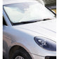Exclusive 50% OFF | Bendable Car Windshield Sunshade Umbrella | 360° Flexible Rod for Large Screens | Nano Titanium Silver Heat Reflection & 10-Rib Alloy Frame✨